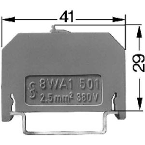 8WA1501  - Disconnect terminal block 10A 1-p 6mm 8WA1501