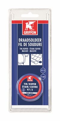 Griffon Draadsoldeer Tin/Koper 97/3 Ms 3Mm Fpb 100G*6 Nlfr - 6312610 - 6312610
