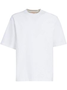 Marni t-shirt en coton à patch logo - Blanc