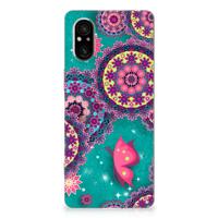 Sony Xperia 5 V | Hoesje maken | Cirkels en Vlinders