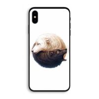 Yin Yang Wolves: iPhone X Biologisch afbreekbaar hoesje