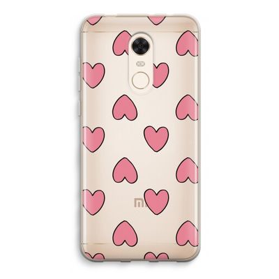 Ondersteboven verliefd: Xiaomi Redmi 5 Transparant Hoesje