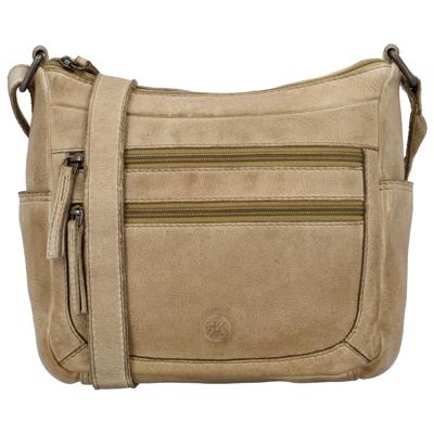 Hide & Stitches paint rock cross body bag-Sand
