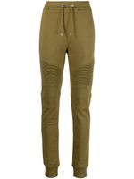 Balmain pantalon de jogging à coupe slim - Vert - thumbnail