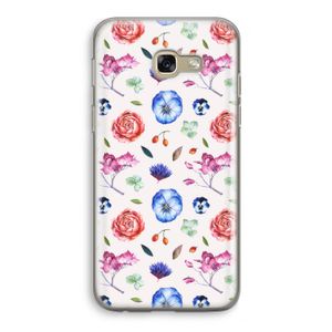 Bloemetjes: Samsung Galaxy A5 (2017) Transparant Hoesje