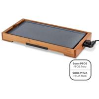 Plancha - LIVOO - DOC322 - 2200W - Uitneembare plaat van gegoten aluminium - Regelbare thermostaat