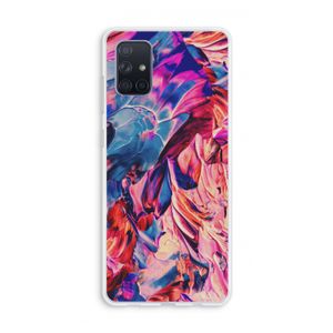 Pink Orchard: Galaxy A71 Transparant Hoesje