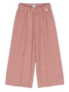 Il Gufo pantalon ample à carreaux - Rose