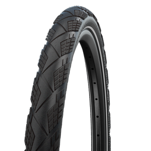 Schwalbe Vouwband Marathon Efficiency Super Race / V-Guard 27.5 x 2.15" / 55-584 zwart met reflectie