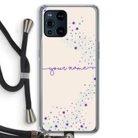 Sterren: Oppo Find X3 Pro Transparant Hoesje met koord