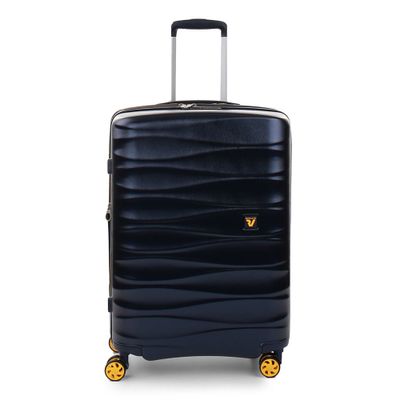 Roncato Stellar 4 Wiel Trolley Medium 64 Expandable Navy Roncato Stellar 4 Wiel Trolley Medium 64 Expandable Navy