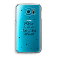 Confetti: Samsung Galaxy S6 Transparant Hoesje