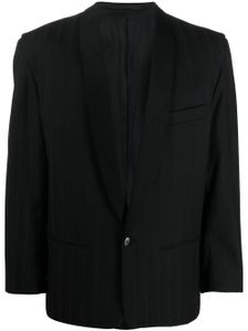 Pierre Cardin Pre-Owned veste de smoking à rayures (années 1980) - Noir