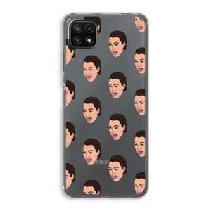 Ugly Cry Call: Samsung Galaxy A22 5G Transparant Hoesje