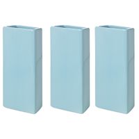 6x Radiator luchtbevochtigers bakken / waterverdamper blauw