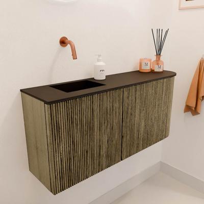 Toiletmeubel Mondiaz Joya | 91.6 cm | Meubelkleur Dusk | Faye wastafel Urban Links | Zonder kraangat(en)