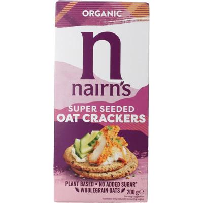 Nairns Oatcakes organic seeded bio
