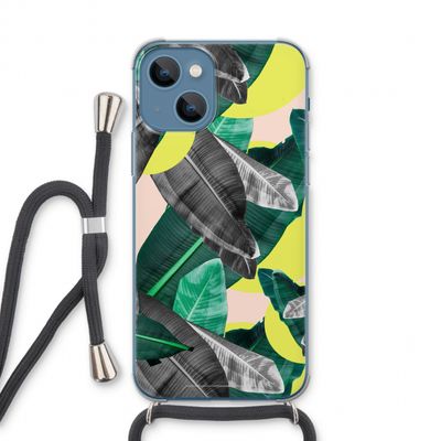 Fantasie jungle: iPhone 13 Transparant Hoesje met koord