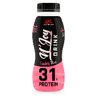 XXL Nutrition n'joy protein drink aardbei pet flesje (6x 310ml)