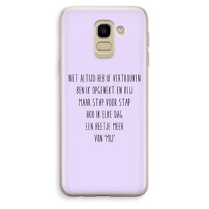 Zelfvertrouwen: Samsung Galaxy J6 (2018) Transparant Hoesje