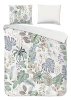 Good Morning Dekbedovertrek "bladeren" - Multi - (240x200/220 cm) - Katoen