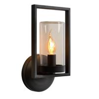 Lucide NISPEN Wandlamp 1xE14 - Zwart - thumbnail