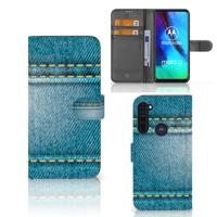 Motorola Moto G Pro | Wallet Case | met Pasjes | Jeans
