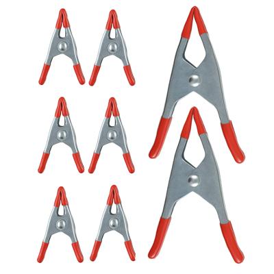 FX Tools Zeilklemmen - 16x stuks - in 2 maten - lijmklemmen - marktklemmen - metaal