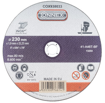Connex Slijpschijf Rvs 230Mm - COX938033