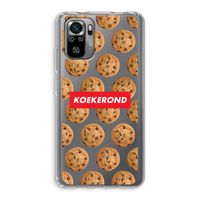 Koekerond: Xiaomi Redmi Note 10S Transparant Hoesje