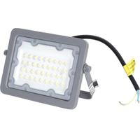 LED Bouwlamp 30W Natuurlijk Wit 4000K IP65 Kantelbaar Mat Grijs