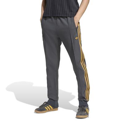 adidas Manchester United Terrace Icons Trainingsbroek Donkergrijs Goud