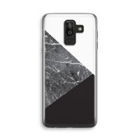 Combinatie marmer: Samsung Galaxy J8 (2018) Transparant Hoesje