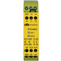 PILZ P1HZ X1 24VDC 2n/o Veiligheidsschakelapparaat Voedingsspanning (num): 24 V/DC 2x NO (b x h x d) 22.5 x 87 x 121 mm 1 stuk(s)