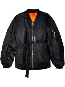 marina yee veste bomber à patch logo - Noir