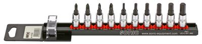 Bitdopset 1/4", 10-dlg. op rail 101003