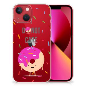 Apple iPhone 13 Siliconen Case Donut Roze