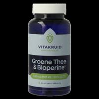 Vitakruid Groene Thee & Bioperine >50% EGCG >80% catechines 60 Vegetarische capsules