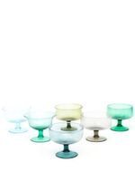 Bitossi Home lot de six verres à cocktail - Bleu
