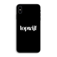 Topwijf Zwart: iPhone XS Biologisch afbreekbaar hoesje