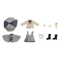 Original Character Parts for Nendoroid Doll Figures Outfit Set Detective - Girl (Gray) - thumbnail