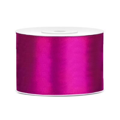 Partydeco Cadeaulint - roze - 5 cm x 25 meter - satijn - sierlint - inpakken - decoratie Partydeco Cadeaulint - roze - 5 cm x 25 meter - satijn - sierlint - inpakken - decoratie