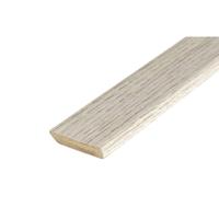 Leen Bakker - Plakplint Trend - Eiken - 240 Cm - MDF - Bruin