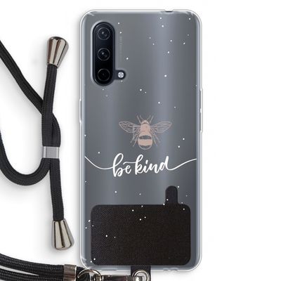 Be(e) kind: OnePlus Nord CE 5G Transparant Hoesje met koord