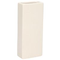 Waterverdamper - ivoor wit - keramiek - 400 ml - radiatorbak luchtbevochtiger - 7,4 x 17,7 cm