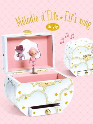 Muziekdoos Mélodie d'Elfe - DJECO meerkleurig