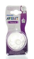 Avent Natural newborn soft flow voedingsspeen 1 druppel (2 st) - thumbnail