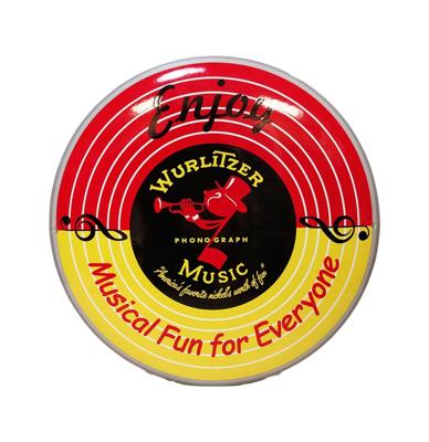 Wurlitzer Musical Fun Emaille Bord - Ø30cm