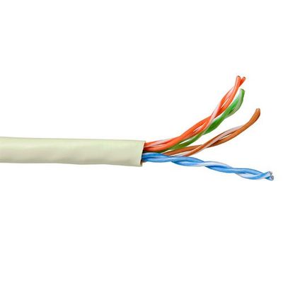ACT EP100H CAT5E U/UTP Patchkabel Soepel Ivoor - 100 meter