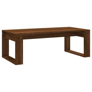 vidaXL Salontafel 102x50x35 cm bewerkt hout bruin eikenkleur